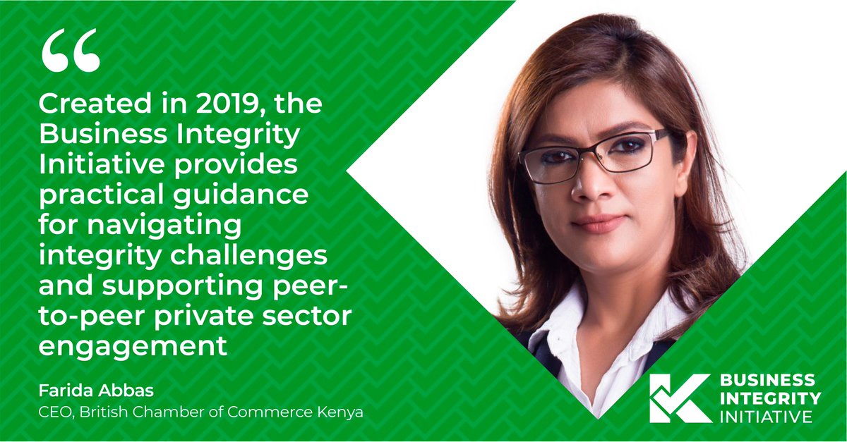 britchamken's tweet photo. “Created in 2019, the Business Integrity Initiative has provided practical guidance for navigating integrity challenges and supporting peer-to-peer private sector engagement.” – @Faridaabbas17, CEO @britchamken
Learn more on: https://t.co/QDtIVEcNYJ
#CommittedToIntegrity https://t.co/7nzYbJJwmF