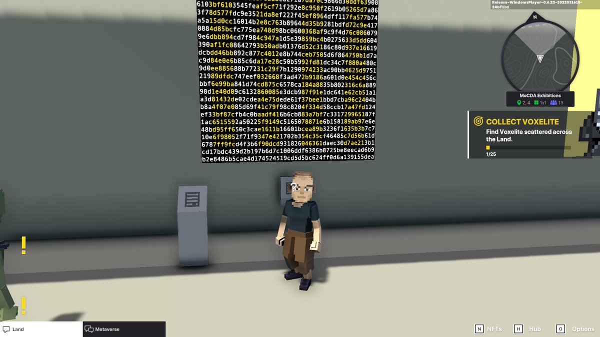 NelsonDriver3's tweet photo. @TheSandboxGame @MOCDA_ I just participated in the #TheSandbox weekly contest for a chance to win 200 mSAND! Here is my favorite piece from the exhibition, check out my screenshot below!
👇 https://t.co/fzZQ3quL7D
