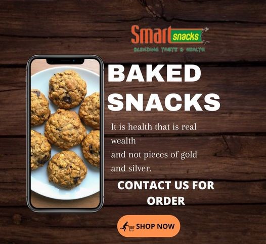 SMARTSNACKS5's tweet photo. Your favorite tea time snack is now available in a baked version. Give-in to that craving and enjoy the real taste of baked snack without feeling guilty! 
WEBSITE - https://t.co/XB0DEp1yHK
INSTAGRAM - https://t.co/BR4ddjdMBm
#gurgaoncandles #cyberpark #dinner #coffee #coffeelover https://t.co/a1kmBmhICU