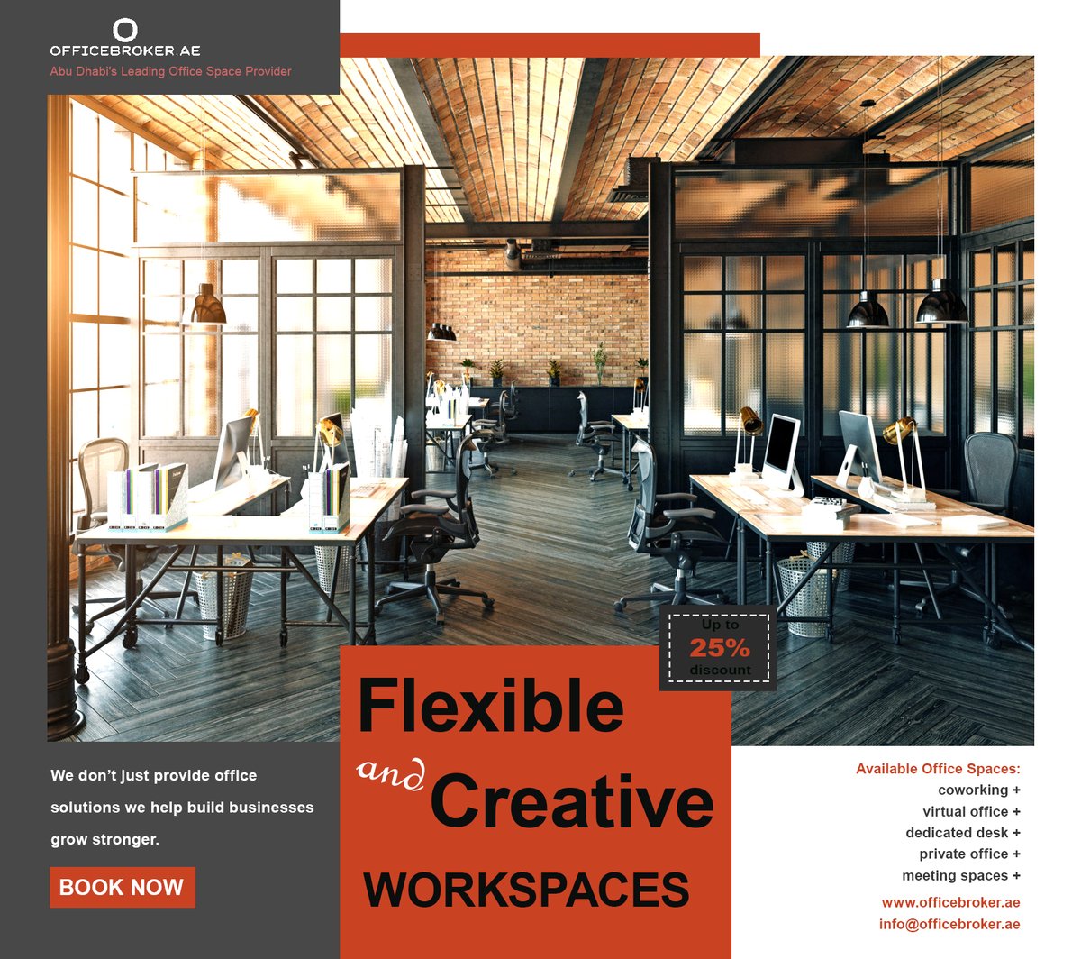Team up with Office Broker and save time and money by finding the most suitable office for your new or existing business. #officespaceabudhabi #officespaceforrent #modernoffices #furnishedoffices #servicedoffices #coworkingspace #virtualoffice #flexibledesks #privateofficespace
