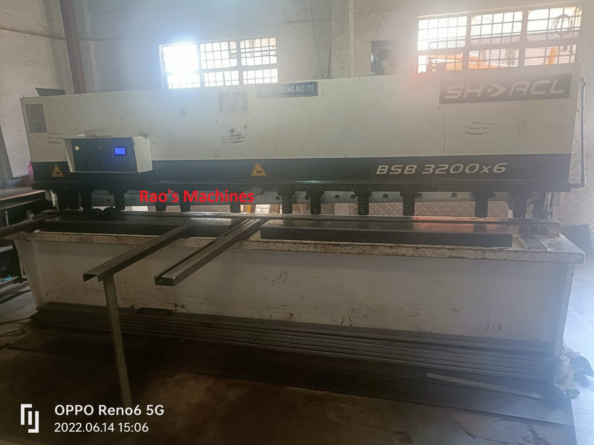 MachinesRaos's tweet image. Used Sharing Machine For Sale
To Connect with the Seller Click the Below link &amp;amp; Register as a Buyer
raosmachines.com/view.html?id=R…
For Support Pls Call - 8105248100
Write to us - Support@raosmachines.com
#usedmachine #sharingmachine #sheetmetalwork