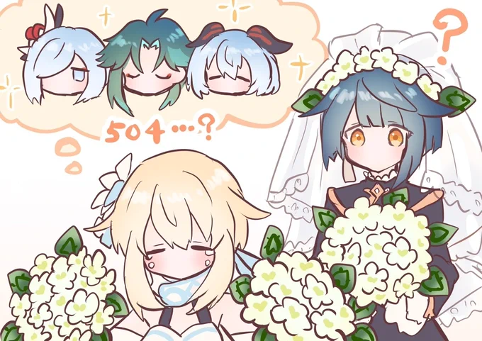 ウェディングベールろまん感じるねぇ〜〜🥰🥰🥰 