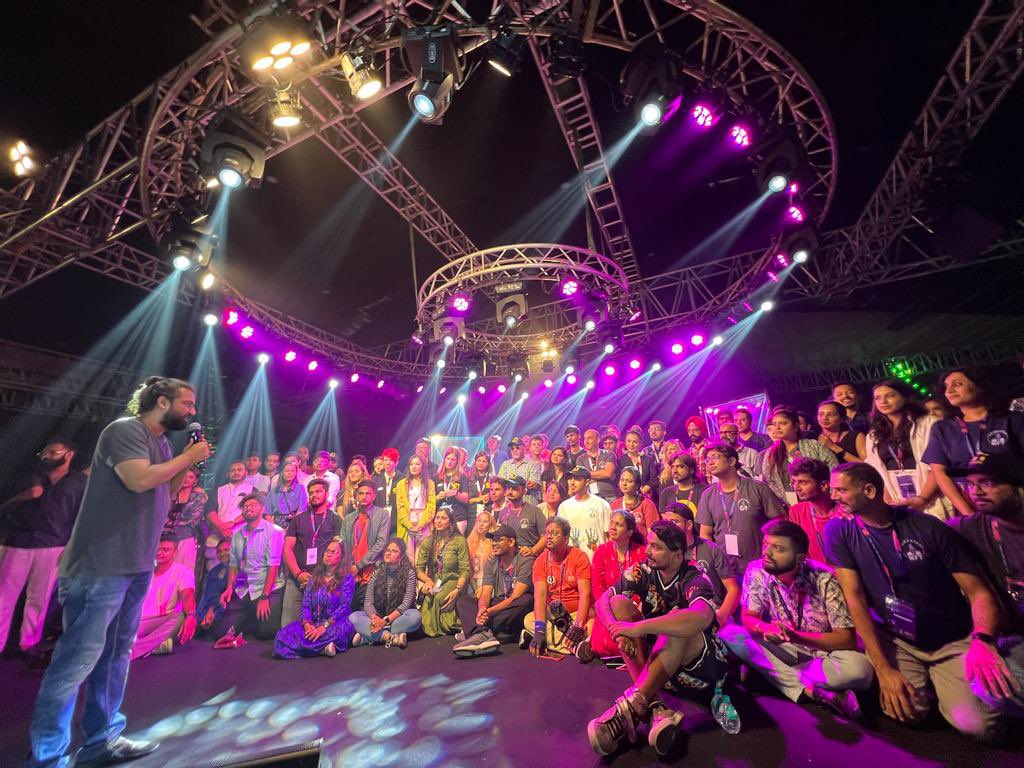 NamasteyNFT's tweet photo. GM &amp; Namastey fam🙏🏼

NamasteyNFT BLR has been written in history forever🙌🏻🎉

10,000 Attendees, 20 Workshops, 50+ Speakers💥

Exactly been a month we had our first historic event in Bengaluru, India! What a great weekend that was.

Show us what you captured in #NamasteyNFTblr https://t.co/Hxibg0yYri