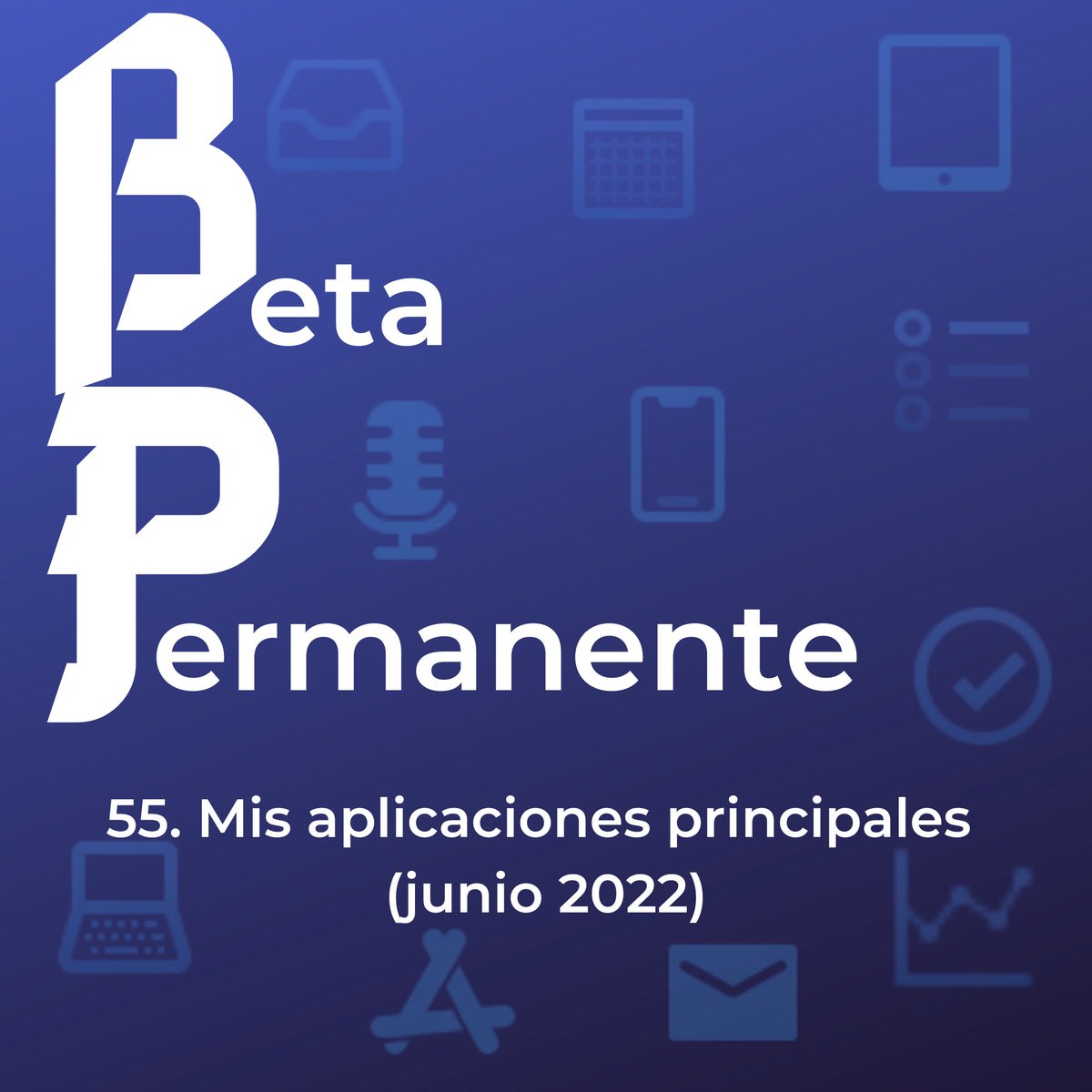 PermanenteBeta's tweet photo. Nuevo episodio publicado. Hoy hago un repaso de las aplicaciones principales que uso a fecha de hoy 
https://t.co/khhqJgzjNF https://t.co/7TJwimBs8N
