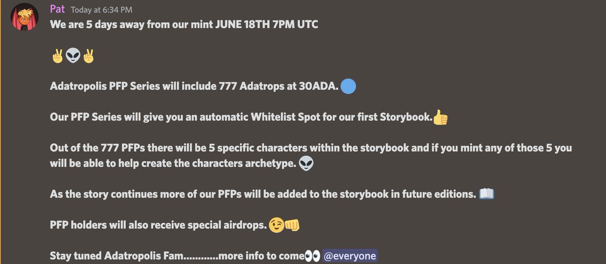 adatropolis's tweet photo. New Announcements about our Storybook 👽✌️
#CNFTCommunity #NFTCommunity #CNFTProject #NFTProject #NFTs #nftnews https://t.co/uijejuTL92