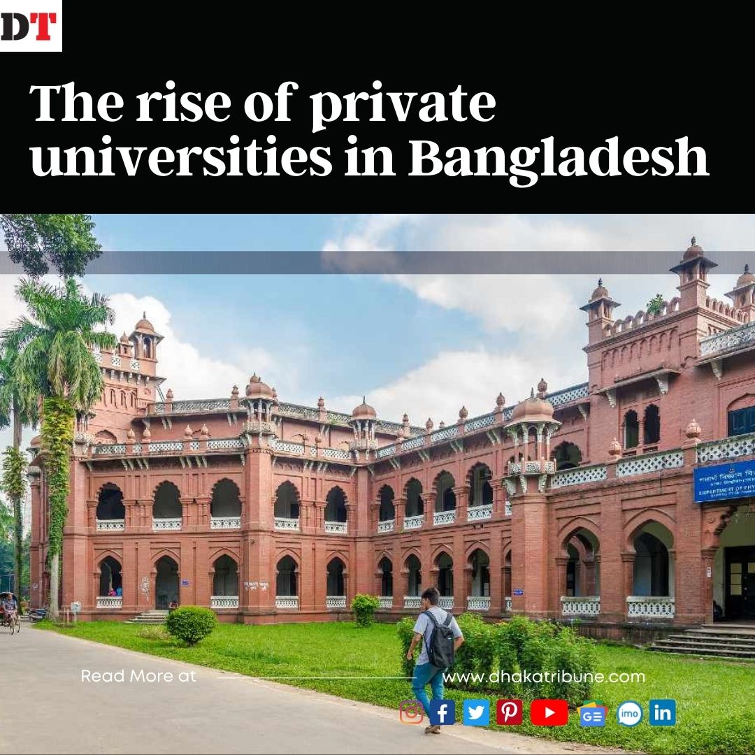 DhakaTribune's tweet image. Despite setbacks and barriers, these institutions have emerged as a legitimate option for students wishing to pursue a quality higher education experience

Read more: dhakatribune.com/op-ed/2022/06/…

#Highereducation #Technologicalskills #Studentpolitics #Privateuniversities