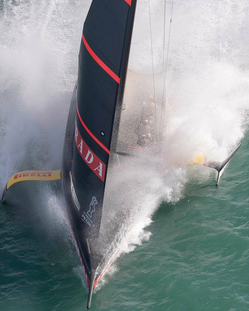 AC 75: which team is going to be the first to sail/foil this year? #barcelona #emiratesteamnz  #lunarossa  #americascup #nyycamericanmagic #ineosteamuk #alinghi #sailing # #yachting #instasail #yachtracing #sailstagram #sailingstagram #sailor #sail  #boa… instagr.am/p/Ce0Ed3DsKcb/