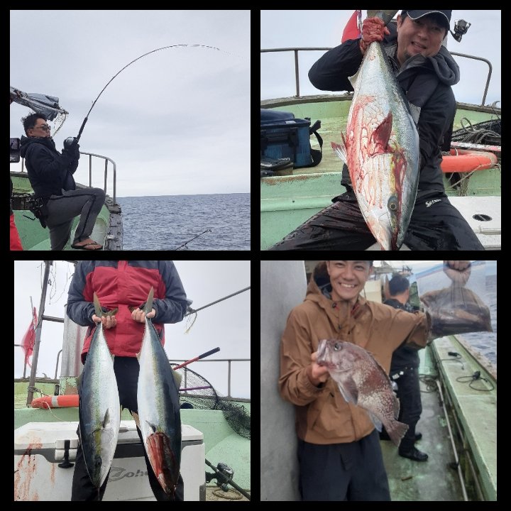 新潟 間瀬港 東間 釣り船 ゴチ網 活魚販売 漁師 6 15 新釣 法プラジギ炸裂 船中スルメ３桁 トップ48 さらにプラジギにて 青物襲来10 95 鰤 ワラサ Up マゾイ プラジギ仕掛けは トビヌケ店長さんに聞いて下さいm M 他コアラ カレイ 鯖