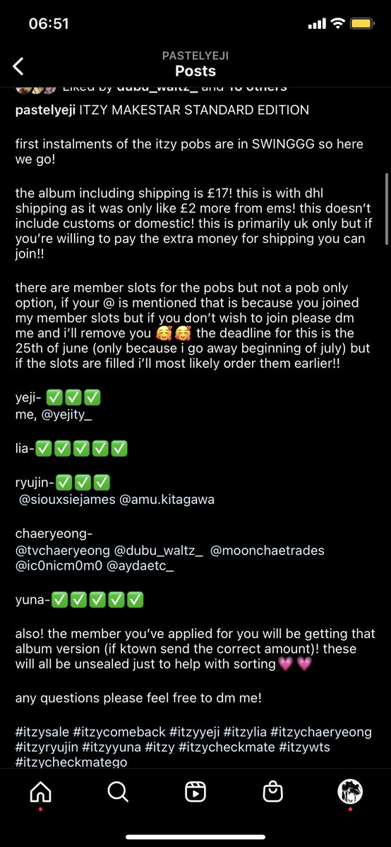 blackbyeri's tweet photo. still have loads of available slots for itzy ktown4u and makestar! #itzysale #itzyuk #wtsitzy #itzycomeback #itzycheckmate https://t.co/wOrCCtP6ph