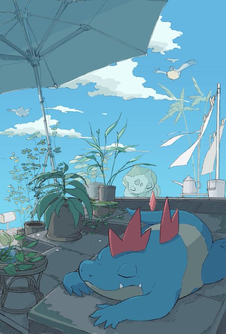 #2022年自分が選ぶ今年上半期の4枚 
構図をがっつり決めたものや、好き勝手に描けたものも含め好きな4枚です✍️
今後も色々描ければ💪✨ 
