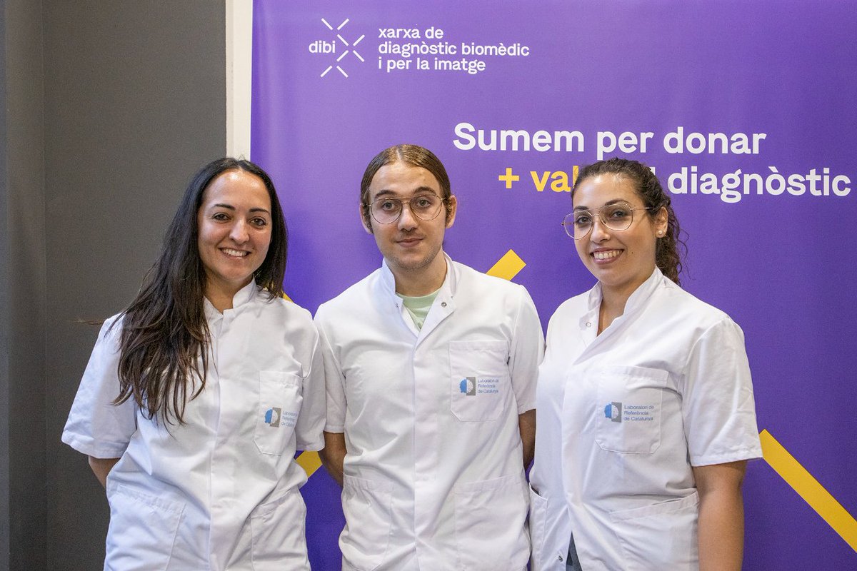 DibiXarxa's tweet photo. Aquesta setmana inicien les pràctiques de #FormacióDual tres estudiants del #CFGS de laboratori clínic i biomèdic de l'@InsBonanova.

Benvinguts/es al laboratori de Mas Blau!!

#FemXarxa #XarxaDibi https://t.co/MpPvfsYdRt