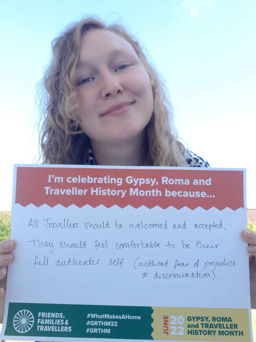 Every June is Gypsy, Roma, Traveller History Month. 

Find out how you can get involved at:gypsy-traveller.org/heritage/gypsy….
Thank you for the resources @GypsyTravellers

#WhatMakesAHome #GRTHM22 #GRTHM #GypsyRomaTraveller #GypsyRomaTravellerHistoryMonth #June2022
