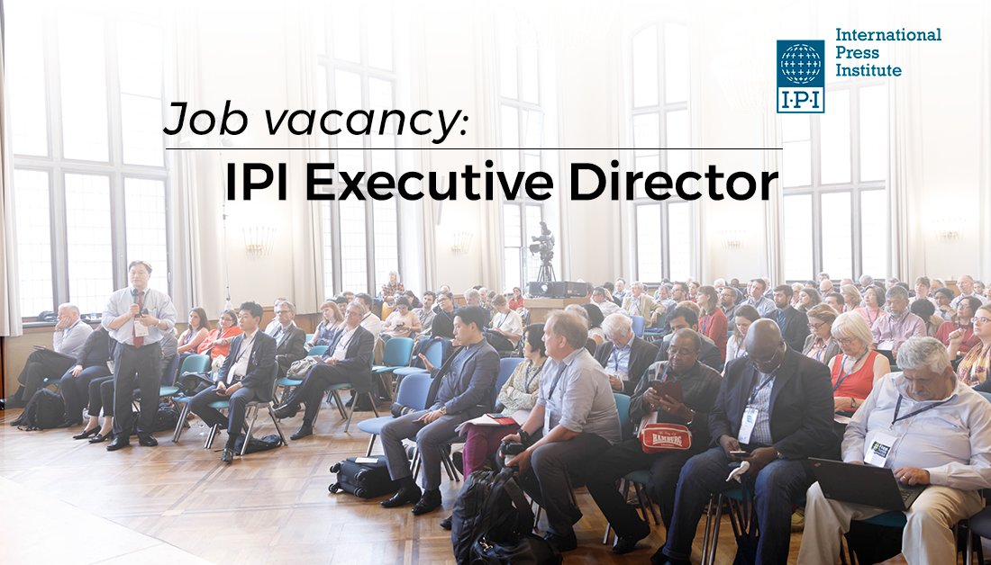 ⚡️ IPI is looking for a new Executive Director to lead our team in Vienna. This is a unique opportunity to shape IPI's global network of editors as we grow our membership and impact. Deadline approaches fast! June 26 All info ➡️ ipi.media/ipinetwork/ipi…