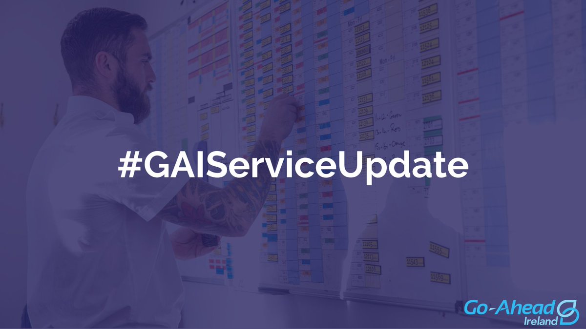 GoAheadIreland's tweet photo. #GAIServiceUpdate
Unfortunately, the below #DCOM departures are not operating, due to operational reasons. We apologise for any inconvenience caused.

18 INBOUND 

10:05 Palmerstown
10:25 Palmerstown
10:45 Palmerstown
11:05 Palmerstown https://t.co/8fbGSfQMmm