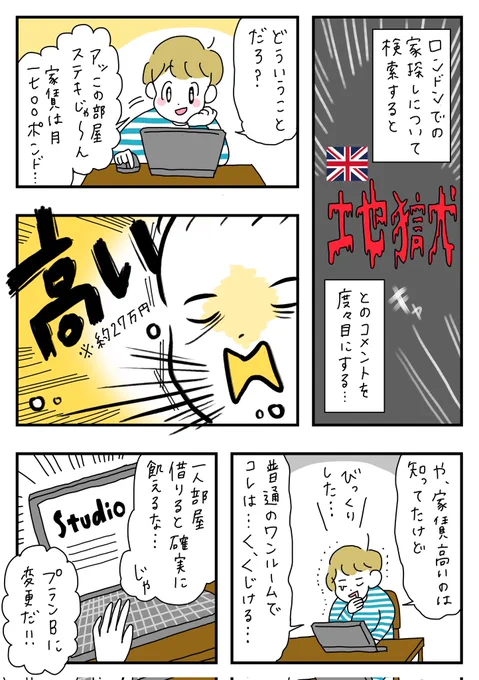 ロンドンの部屋探しが地獄の一丁目だった🇬🇧(1/2) 