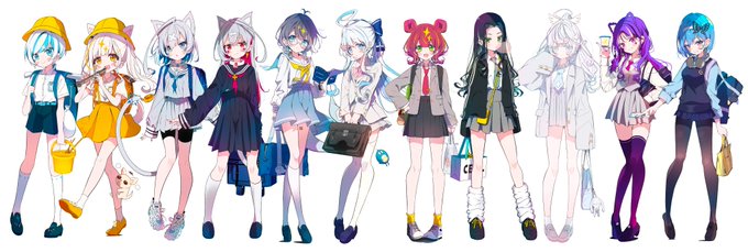 「ロングヘアー 通学帽」のTwitter画像/イラスト(新着)｜3ページ目