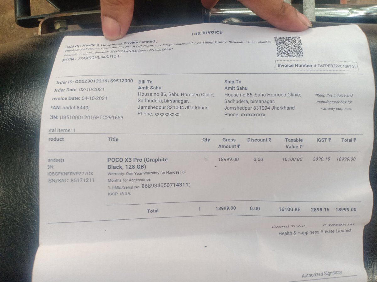 Amit58114972's tweet photo. @IndiaPOCO Never buy this phone whoever is acknowledging this tweet Poco is not at all a good phone you will simply waste your time and money investing in this phone As I am being harassed by them,my poco x3 pro which I bought 8months ago is now not working
And the service third class https://t.co/0vQkzcvBx2