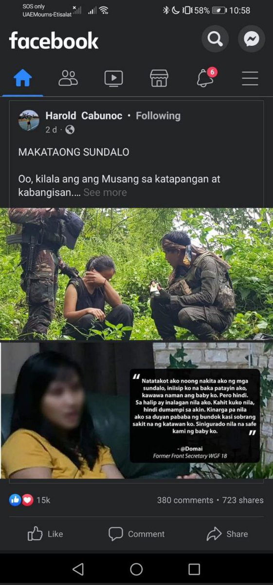 AlpiroMaxine's tweet photo. Makataong sundalo talaga .. maganda talaga yung ginawa ninyo https://t.co/ywVFgVVXUv