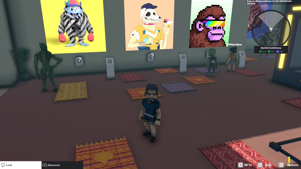 Cahet18's tweet photo. @TheSandboxGame @MOCDA_ I just participated in the #TheSandbox weekly contest for a chance to win 200 mSAND! Here is my favorite piece from the exhibition, check out my screenshot below!
👇 https://t.co/m1nExhxmhG