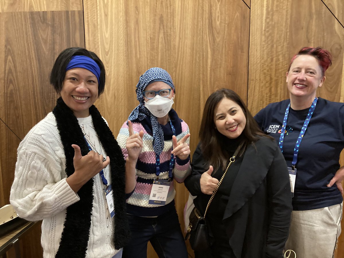 Joyful reunions at #ICEM22 <a href="/lokega/">mafa lokega</a>