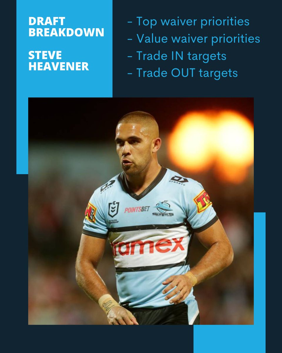"Su’A is averaging 54 points over seven games, but what is impressive is that his average includes two sin bins and an injury affected game", says draft expert, Steve Heavener 👀

Does he tempt you as a value waiver pick? 😋👇

bit.ly/3xSk5zv

#nrl #supercoach