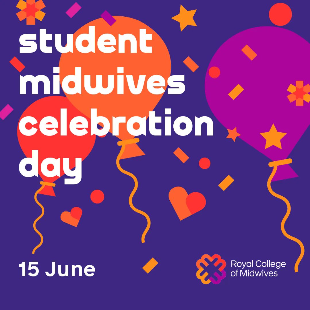 A day to celebrate 💛🥳
@CradleDawn started early by presenting at @uocmidwives bereavement study day on Monday and  we would like to celebrate the hard work and impact that student midwives have, and will have, on maternity services on this #RCMStudentsDay22 @MidwivesRCM