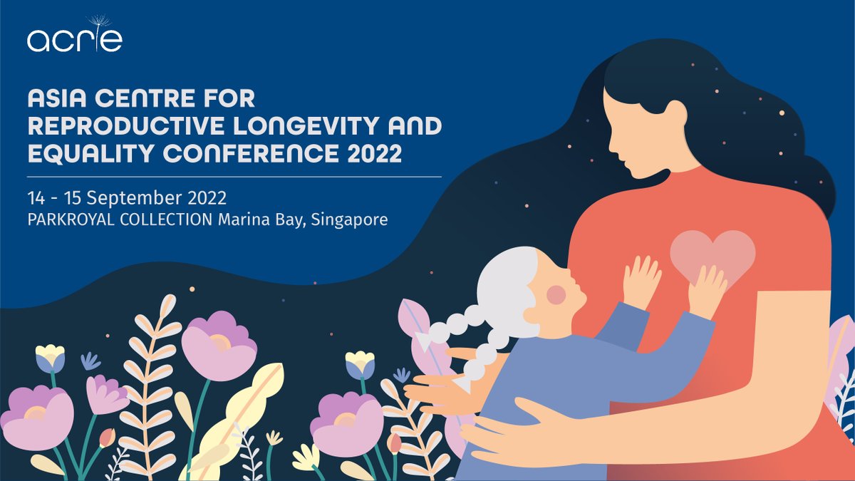 ACRLE_NUS's tweet photo. SAVE THE DATE!
ACRLE will be holding its first hybrid conference in Singapore. The theme 'The Science and Art of Reproductive Ageing' focuses on an interdisciplinary approach to understand the science &amp; art of #reproductive #longevity and equality.
Stay tuned for further updates! https://t.co/fhE2J2cyB1