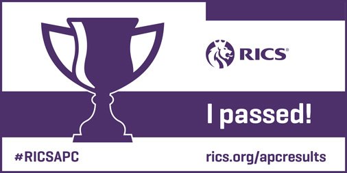 Very excited to announce that I have successfully passed my #RICSAPC and am now #Chartered. Thanks to all who have helped get me to this point - particularly the team at @HenryRileyLLP 🎉