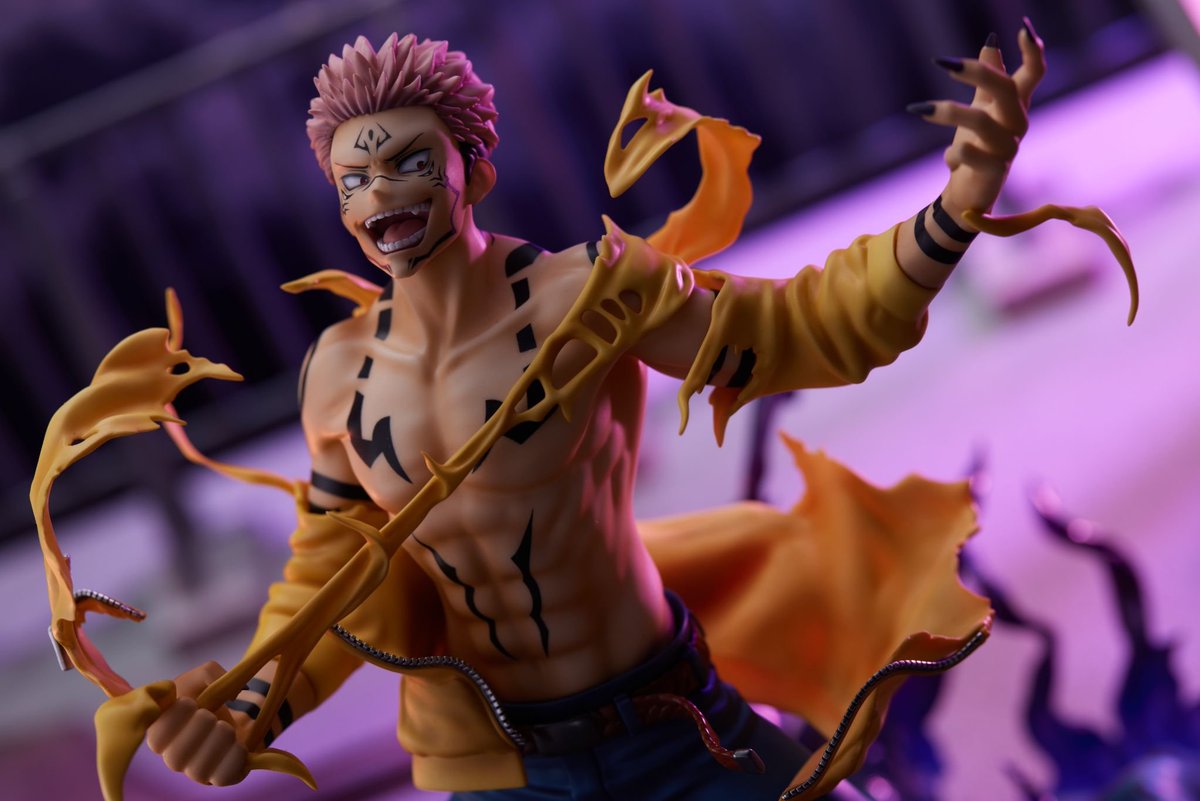 Hobbyfiguras's tweet photo. eStream dentro de la línea "Shibuya Scramble Figure", presenta nuevas imágenes de la figura a escala 1/7, que dedican al Rey de las Maldiciones, Ryomen Sukuna, el antagonista del manga y anime 'Jujutsu Kaisen'.

🛒 ¡El 19 de junio abrirán las reservas! https://t.co/COQ5eVTqsq