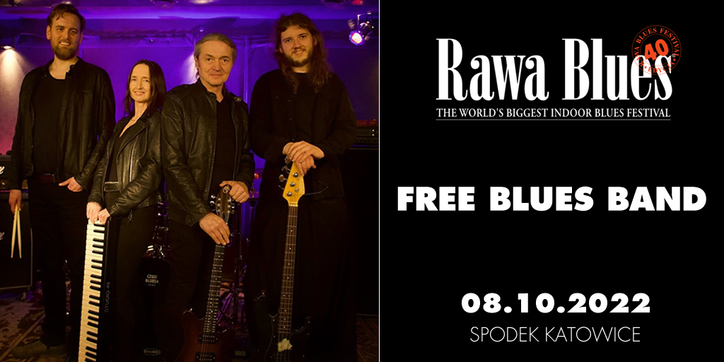 8 października wystąpi na scenie katowickiego „Spodka” podczas 40-tej edycji Rawa Blues Festival wystąpi również zespół Free Blues Band
👉𝗞𝗨𝗣 𝗕𝗜𝗟𝗘𝗧: bit.ly/3sAxuJv
#40rawablues #freebluesband