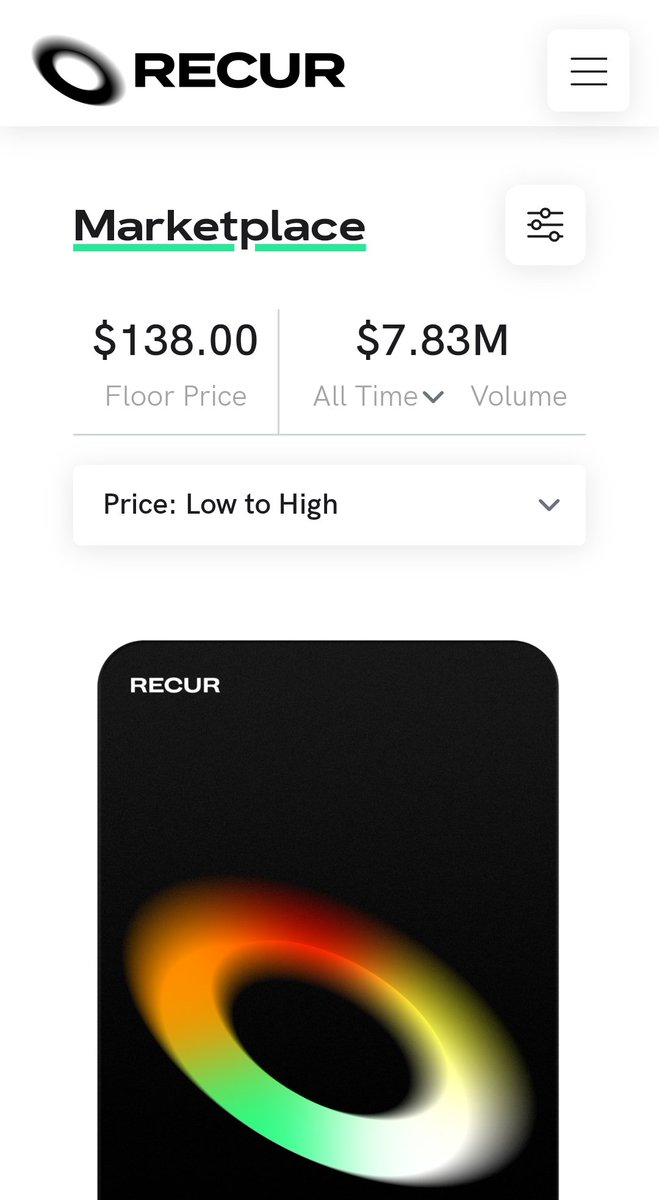 RecurFans's tweet photo. 🎯Analysis @RecurFans : 06/15/2022

💸Floor Price : 139💲
📈Volume : 7,83 M 💸
🎯Market Cap : 70 M💲

Get your #recur pass now  
@RecurForever Marketplace is here 
https://t.co/OWBL2b9kAN

#nfts #nftart #NFTCommunity #NFTCommumity #recur #recurfans  #veve #ECOmi #vevefam #NFTs https://t.co/ptXHSQlyOc
