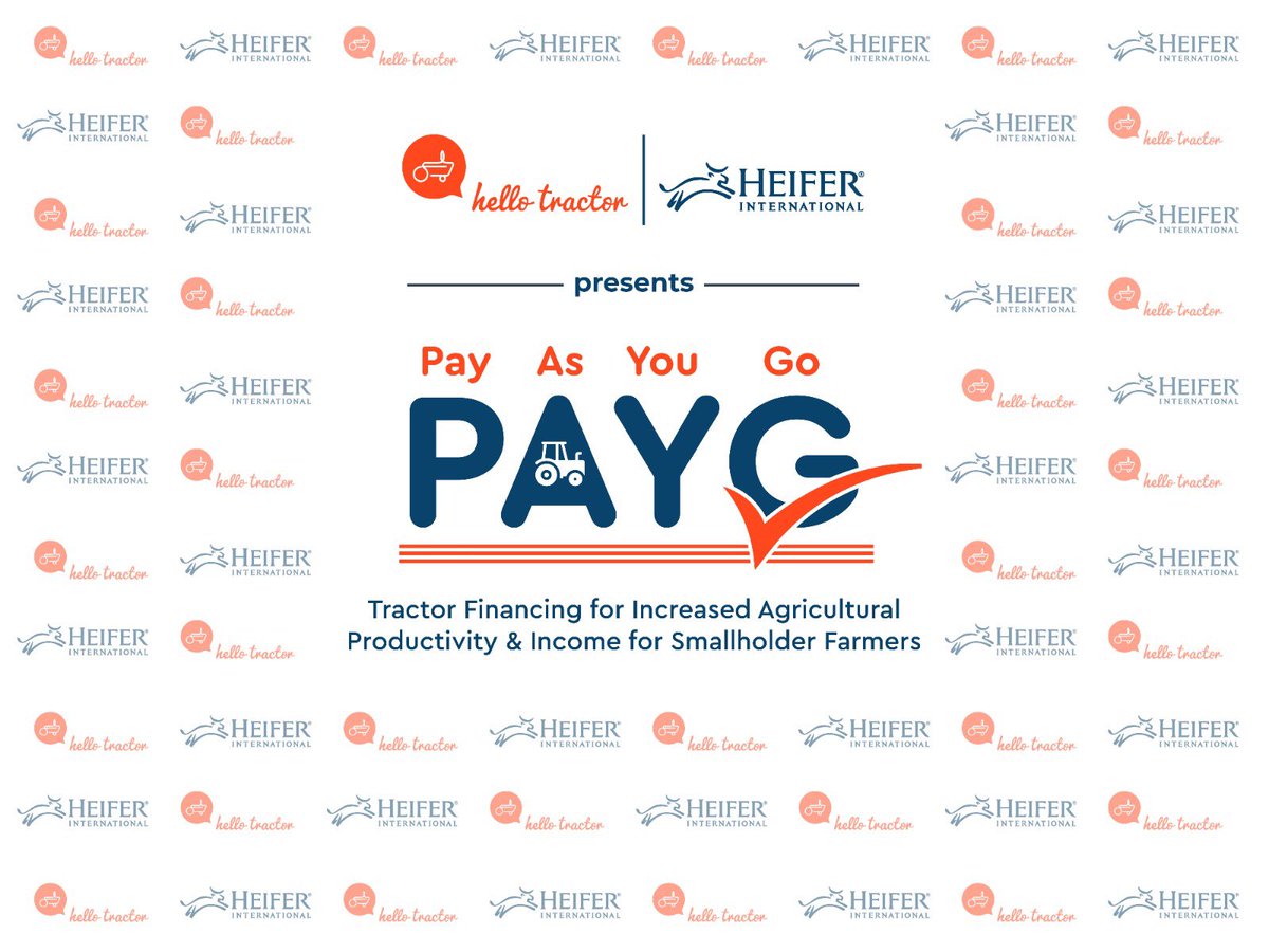 Iamturyamusiima's tweet photo. As part of the efforts to enable local entrepreneurs own productive resources and serve small scale farmers even without the collateral required, @HelloTractor and @Heifer_Uganda have  initiated the pay as you go tractor financing model.
#HeiferTractorFinancing
#HeiferPayAsYouGo https://t.co/Bs41RzN2Xp