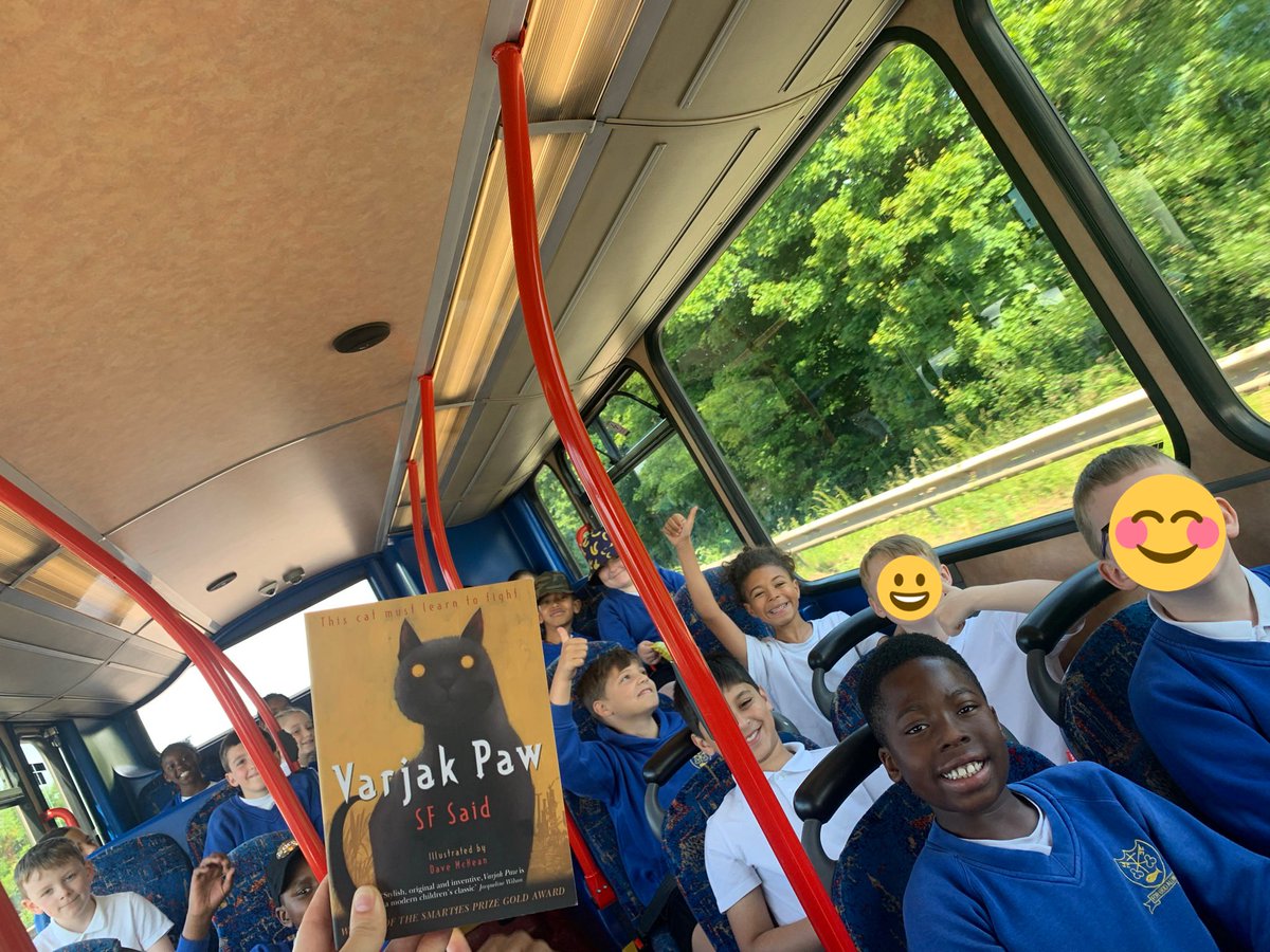 MrsWhileYear4's tweet image. Managed to read 4 chapters on the way to Sports Day yesterday and the children are really enjoying the book so far! #StPetersReading