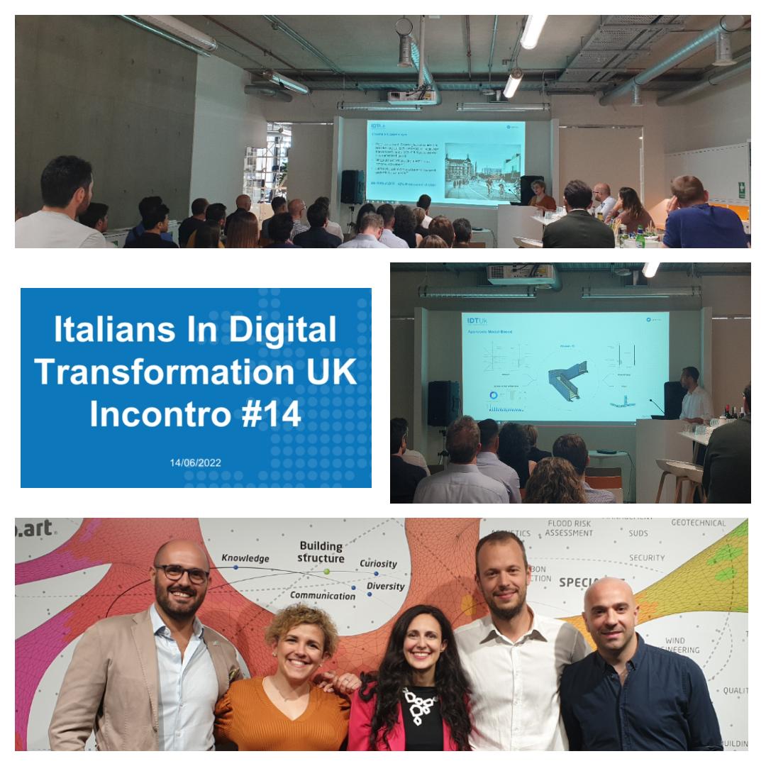 #IDTUK 14 incontro ibrido <a href="/AKT_II/">AKT II</a> un vero successo! Grazie <a href="/FedericoBorello/">Federico Borello</a> Emilia Cardamone per aver condiviso la vostra esperienza su #DFMA #smartcity 
Host, <a href="/sabiu_mauro/">Mauro Sabiu</a> <a href="/M_B0nell1/">Marco Bonelli</a> e tutti i partecipanti 

Vi aspettiamo a settembre!

#community #trasformazioneDigitale