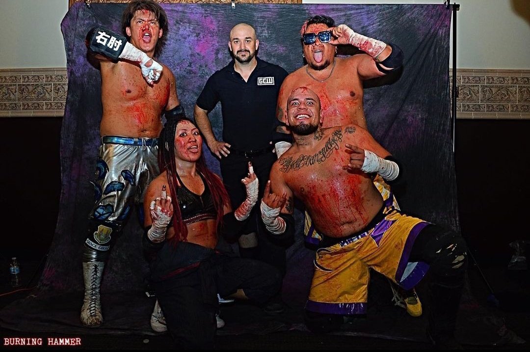 ManUpAlex's tweet photo. Match of the Year 🇯🇵🔥🇲🇽
📸 @DrewChaos1 #GCWCoS https://t.co/5uhw45oex6