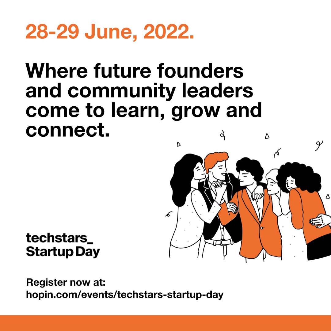 SWKampala's tweet photo. We're thrilled to invite you to the very first 
@Techstars
 Startup Day! 

Join us on June 28 - 29, 2022 for 24-hours of community &amp; founder driven content. 

🎟 Register now: https://t.co/AzKC9OukVA

@MUBS_Entreship https://t.co/kfxAsHRRSs