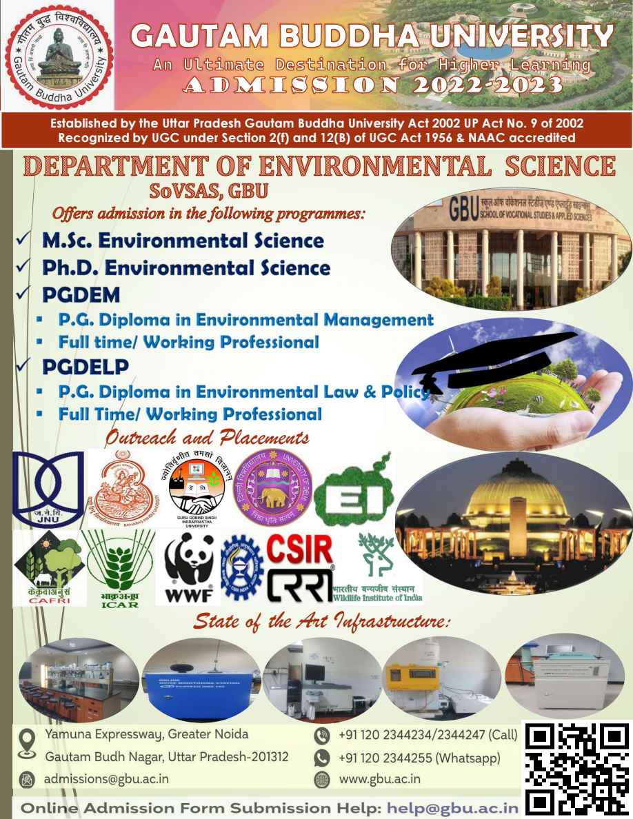 contactbhaswati's tweet photo. #Admissions_Open
#Admissions2022 @gbugrnoida 
#EnvironmentalScience @GbUadmissions 
Plz visit https://t.co/qaNh2BN0Yy https://t.co/q8g4q4XpKu