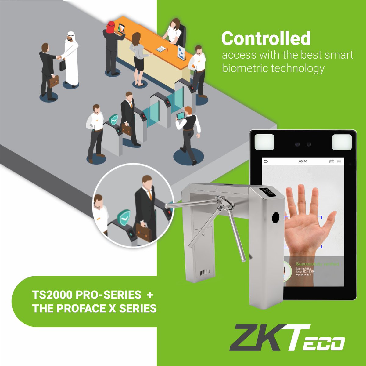 ZKTeco_Europe's tweet photo. ZKTeco's award-winning #ProFaceXSeries lets you maximize #security & safety with #DeepLearning & #ComputerVision technology at the core 💻⚡️ —compatible with ZKTeco, and most third-party access control #turnstiles →https://t.co/guI7F1Wi8r #ZKTeco #ZKTecoEurope #TS2000 https://t.co/3l8QUDslmd