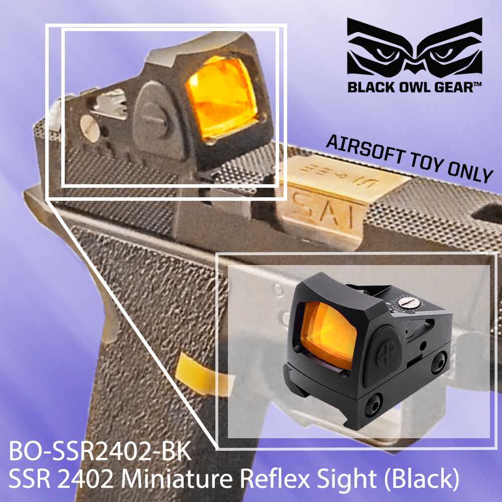 blackowlgear's tweet photo. DISCLAIMER: AIRSOFT TOY ONLY
Adding an optic that makes your toy gun shine!

SSR 2402 Miniature Reflex Sight (Black)
https://t.co/fIIJzmm8lZ https://t.co/1gFIh2GBN6