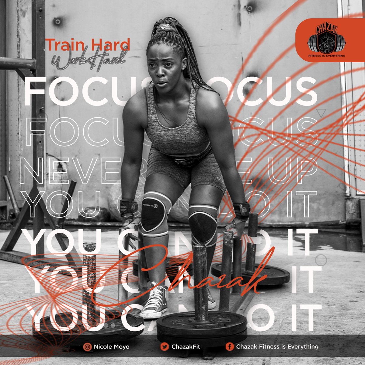 ChazakFit's tweet photo. Today is about focus. Understanding that challenges and obstacles are a given but your reaction is the ultimate fuel to becoming an achiever.
#introducing
#brand 
#Strongman 
#Focus__Quotes 
#Zambia https://t.co/4Se3rgND8c