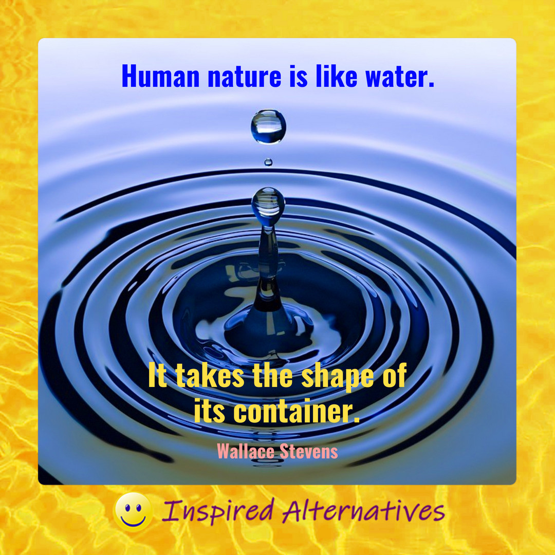Alex_Brandin's tweet photo. “Human nature is like water. It takes the shape of its container.”- Wallace Stevens 

#Water #Mystery #HumanNature #Aqua #SeraphimAquaDynamics #WaterSync #Fluidity #BeLikeWater #InspiredAlternatives #ActiSync https://t.co/zMzEH1VRFV