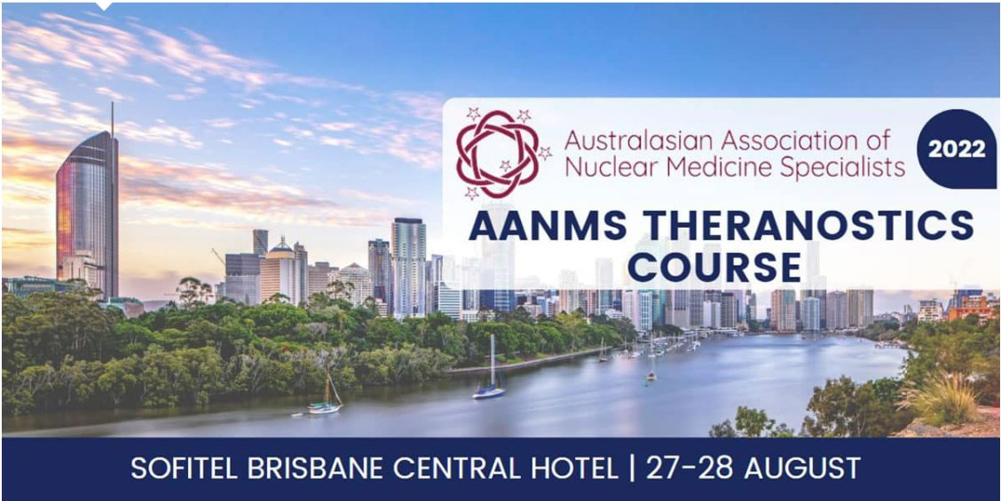 We are delighted to officially launch the inaugural AANMS Theranostics Course 2022. Designed to provide a comprehensive overview of contemporary theranostics practice, highly relevant to the broader nuclear medicine community. Details at: bit.ly/39pZHfQ