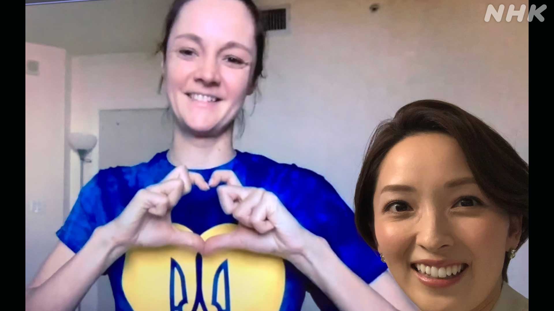 Nhk国際報道 まもなくoa 酒井美帆 です ウクライナ侵攻で 最初に浮かんだ憧れの人 新体操銅メダリスト アンナ ベッソノワさん 故郷の両親などを心配しつつ つらさは表に出さず戦い抜く 笑顔に隠された思いを聞きました Bs1夜10時 国際報道22