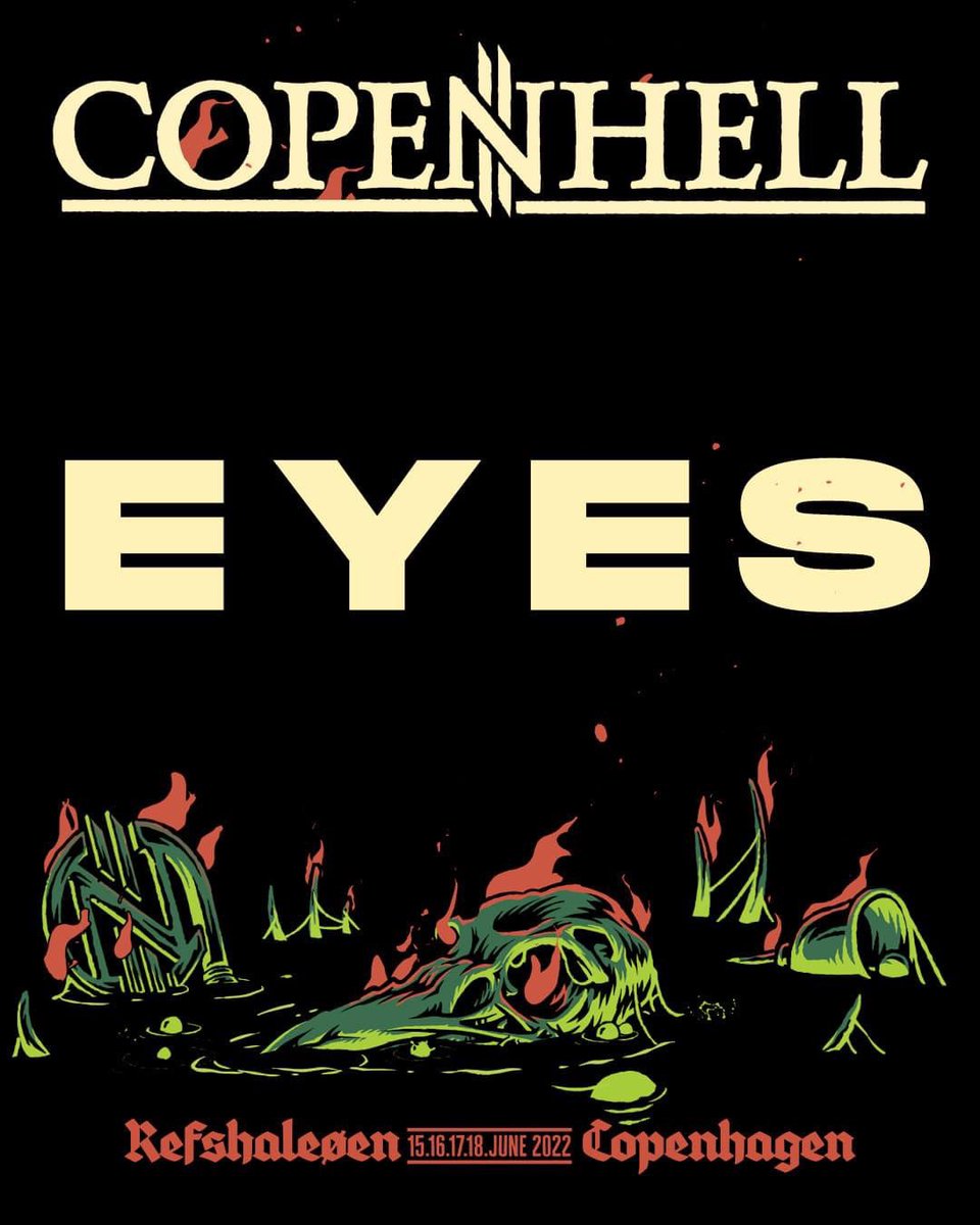 eyesbandcph's tweet image. the ultimate get bent'ed event of the year. TONIGHT
Lars Ulrich x EYES
COPENHELL 
20:30
if you're not in front acting dumb you're part of the problem. see you in hell 😈😈😈