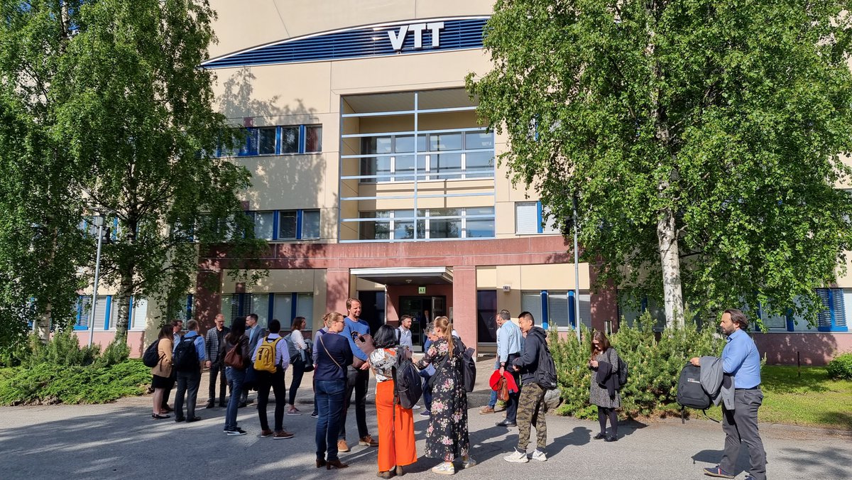 MedPhab's tweet photo. Glad to finally meet with all partners for the M30 MedPhab meeting after two long years of online meetings! Thanks for the warm welcome at 
@VTTFinland facilities. 

@Photonics21 @PhotonicsEU #photonics #medicaldevices https://t.co/OYQk4JxDLt