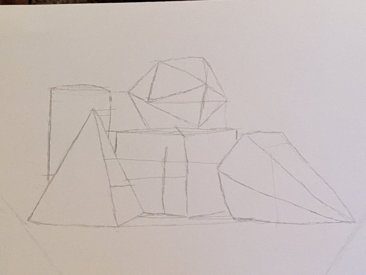 ArtyMelos's tweet photo. Practicing.... I hate using lines to make accurate drawings haha ^^; https://t.co/i9FOxd9Z86