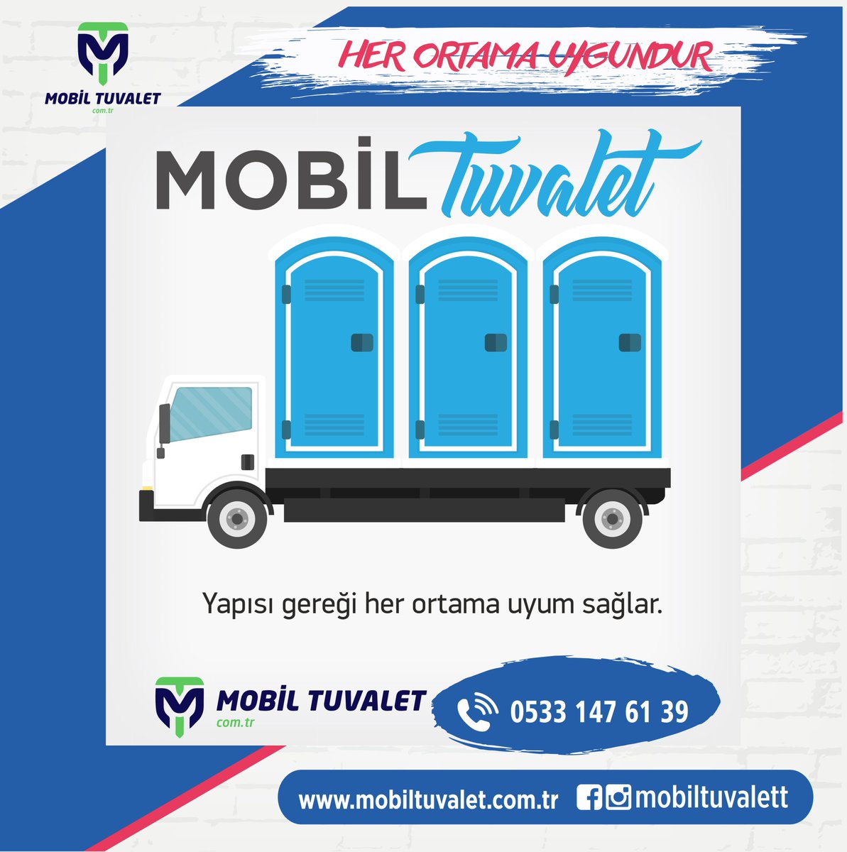 mobiltuvalett's tweet photo. Her ortama uygun mobil tuvaletler. #mobiltuvalet #mobiltuvaletkiralama #mobiltuvalethizmetleri #organizasyon #organize #festival #konser #organizasyon #adana #gaziantep #kahramanmaraş #bursa #eskişehir https://t.co/VaVc6bgmun