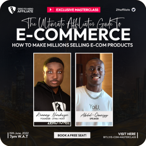 KennyNwokoye's tweet photo. It's not everyday a guy who charges $10,000 for 1hr of his time decides to cut premium soap for affiliates.

Want a FREE SEAT to learn from @HQawiyy live on Zoom by 7pm W.A.T?

Just LIKE, RETWEET this and comment MASTERCLASS and I'll dm you your access link immediately. https://t.co/G4QHKybPAa