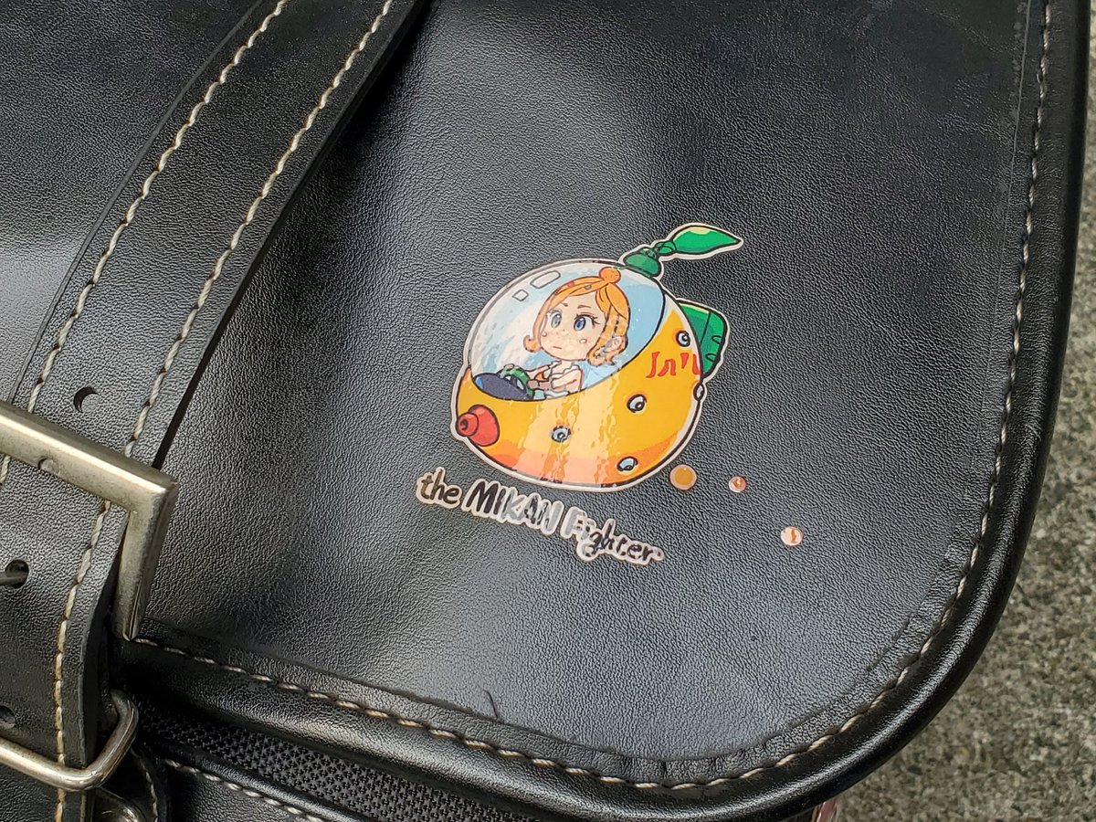 転写ステッカーみかんファイター脅威の生命力。 