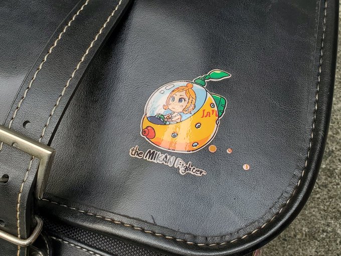 転写ステッカーみかんファイター脅威の生命力。 